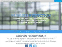 Tablet Screenshot of panelessperfection.com